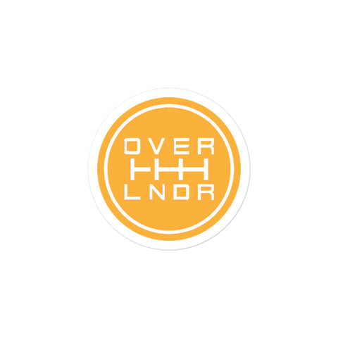 OVERLNDER Bronco Shifter Sticker - Cyber Orange